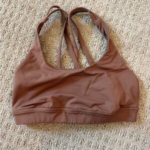 Women's Brown Lululemon Energy Sports Bra